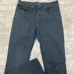 NYDJ Women's BootCut Jeans - Dark Gray Size 12